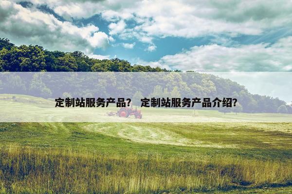 定制站服务产品？ 定制站服务产品介绍？
