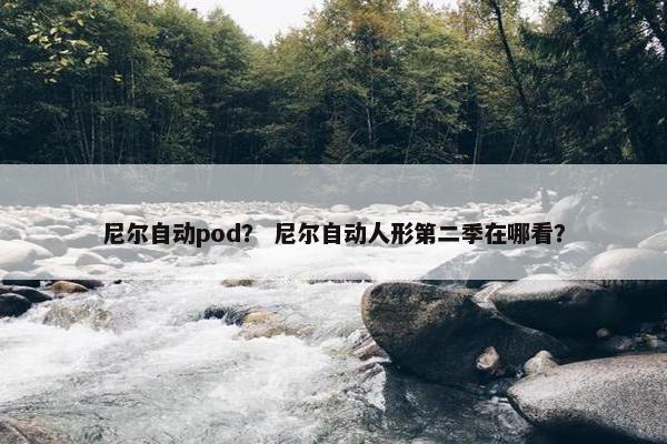 尼尔自动pod？ 尼尔自动人形第二季在哪看？