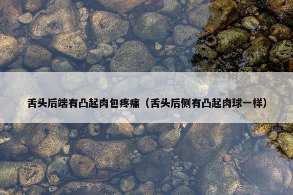 舌头后端有凸起肉包疼痛（舌头后侧有凸起肉球一样）