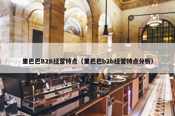 里巴巴B2B经营特点（里巴巴b2b经营特点分析）