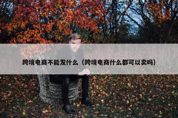跨境电商不能发什么（跨境电商什么都可以卖吗）