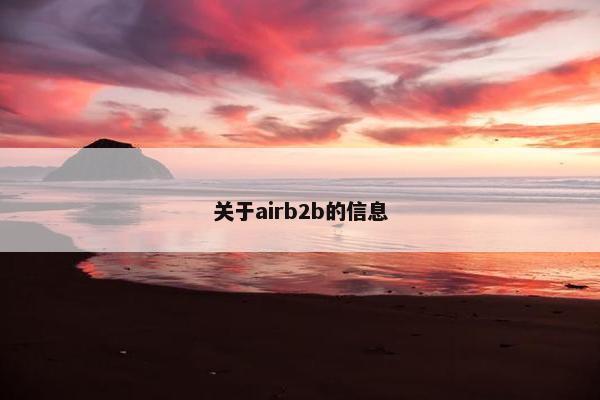 关于airb2b的信息
