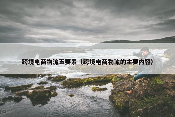 跨境电商物流五要素（跨境电商物流的主要内容）