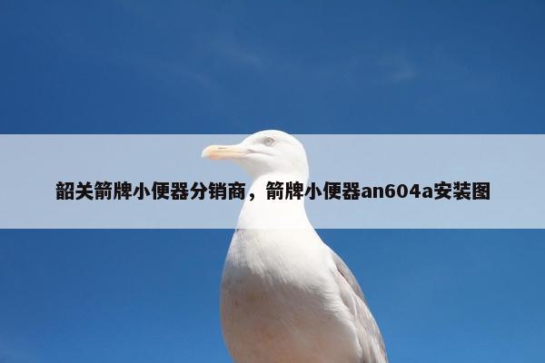 韶关箭牌小便器分销商，箭牌小便器an604a安装图