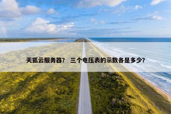 天狐云服务器？ 三个电压表的示数各是多少？