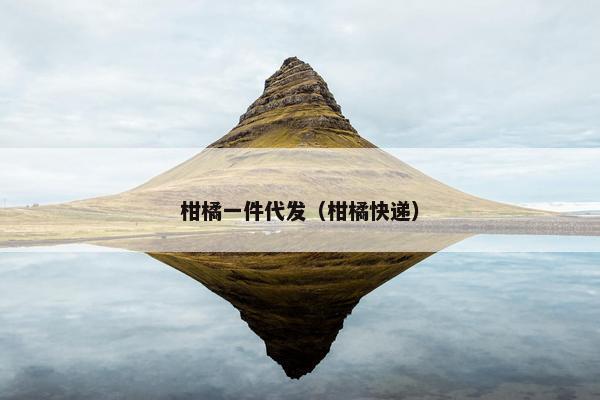 柑橘一件代发（柑橘快递）