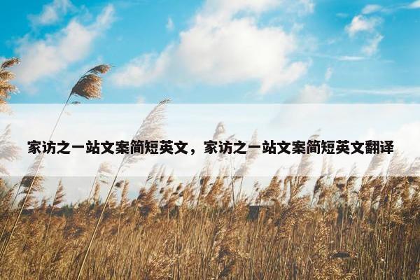 家访之一站文案简短英文，家访之一站文案简短英文翻译