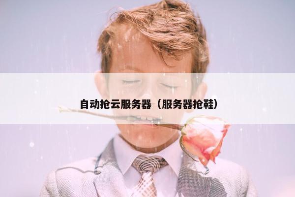 自动抢云服务器（服务器抢鞋）