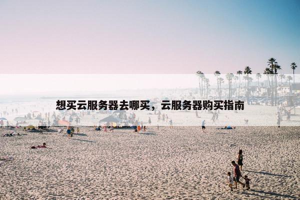 想买云服务器去哪买，云服务器购买指南