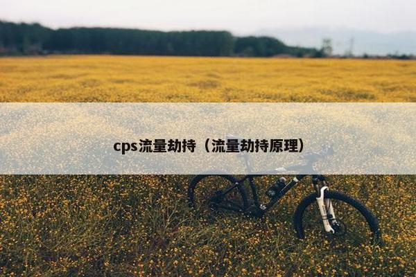 cps流量劫持（流量劫持原理）