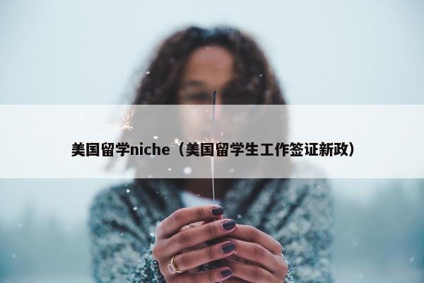 美国留学niche（美国留学生工作签证新政）