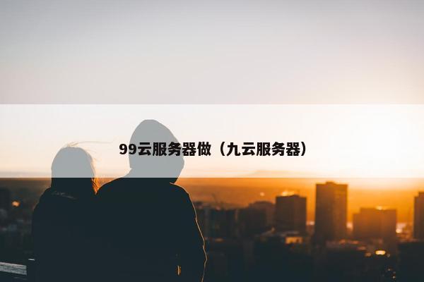 99云服务器做（九云服务器）