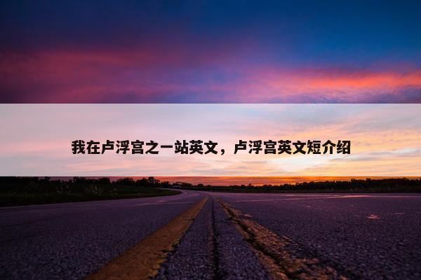 我在卢浮宫之一站英文，卢浮宫英文短介绍