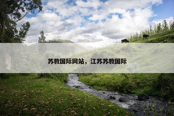 苏教国际网站，江苏苏教国际