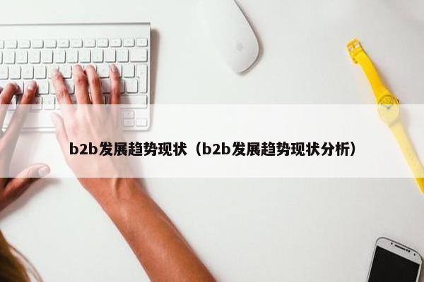 b2b发展趋势现状（b2b发展趋势现状分析）