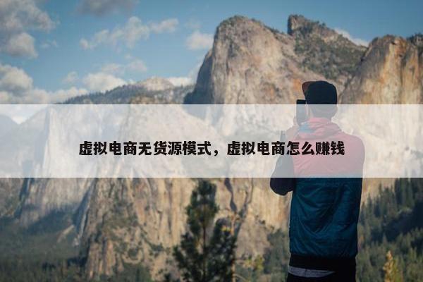 虚拟电商无货源模式，虚拟电商怎么赚钱