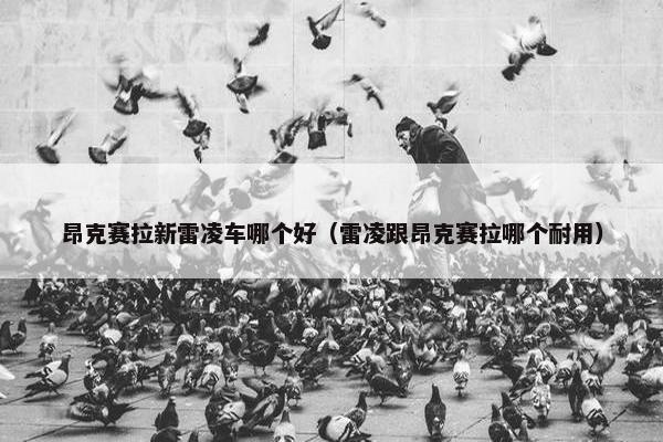 昂克赛拉新雷凌车哪个好（雷凌跟昂克赛拉哪个耐用）