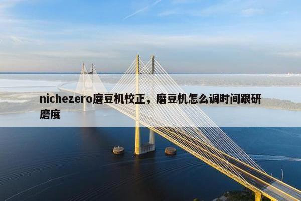 nichezero磨豆机校正，磨豆机怎么调时间跟研磨度