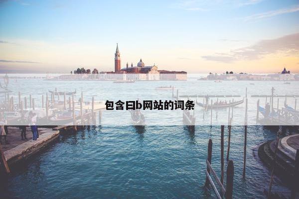 包含曰b网站的词条