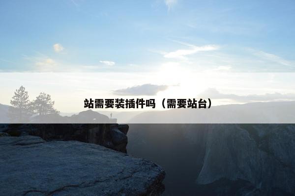 站需要装插件吗（需要站台）