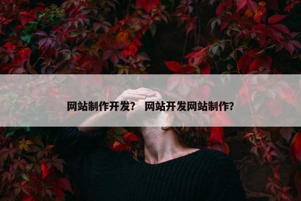 网站制作开发？ 网站开发网站制作？