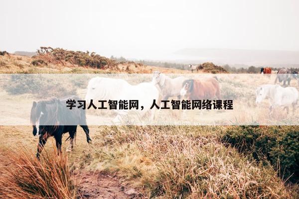 学习人工智能网，人工智能网络课程