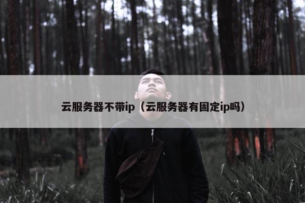 云服务器不带ip（云服务器有固定ip吗）