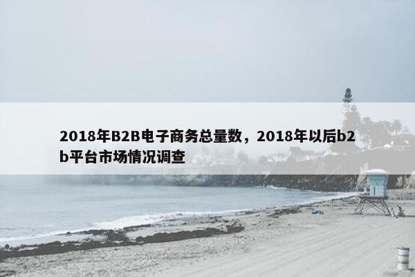 2018年B2B电子商务总量数，2018年以后b2b平台市场情况调查