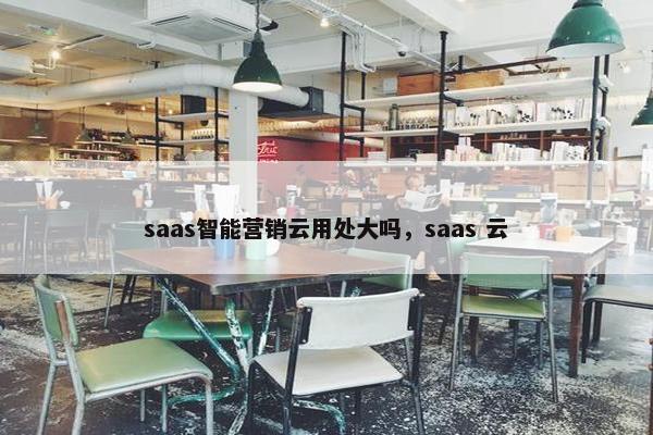 saas智能营销云用处大吗，saas 云