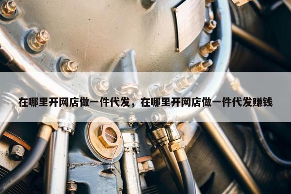 在哪里开网店做一件代发，在哪里开网店做一件代发赚钱