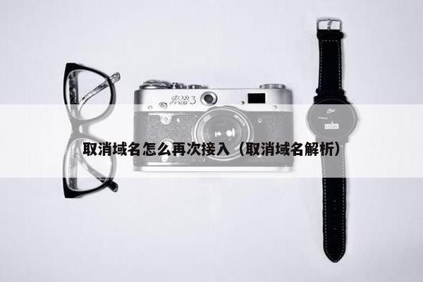 取消域名怎么再次接入（取消域名解析）
