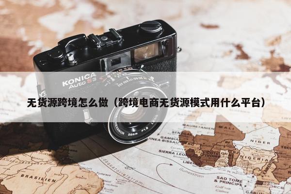 无货源跨境怎么做（跨境电商无货源模式用什么平台）