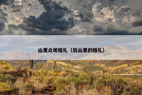 山里众筹婚礼（后山里的婚礼）