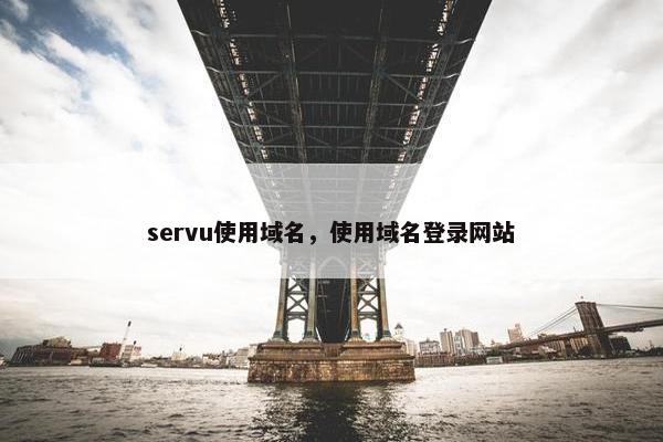 servu使用域名，使用域名登录网站