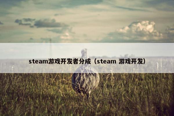 steam游戏开发者分成（steam 游戏开发）