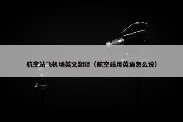 航空站飞机场英文翻译（航空站用英语怎么说）