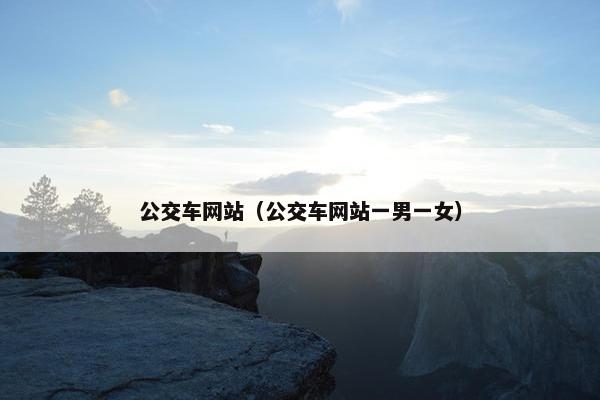 公交车网站（公交车网站一男一女）