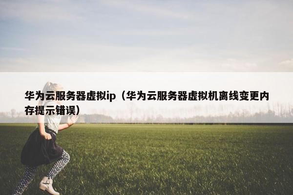 华为云服务器虚拟ip（华为云服务器虚拟机离线变更内存提示错误）