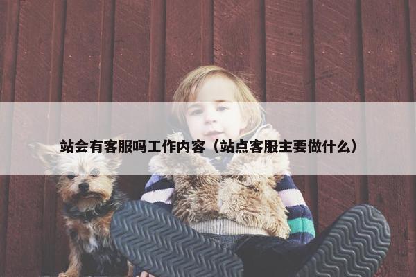 站会有客服吗工作内容（站点客服主要做什么）