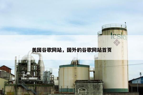 美国谷歌网站，国外的谷歌网站首页