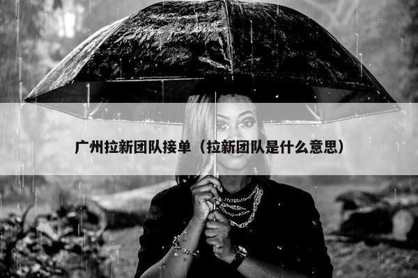 广州拉新团队接单（拉新团队是什么意思）