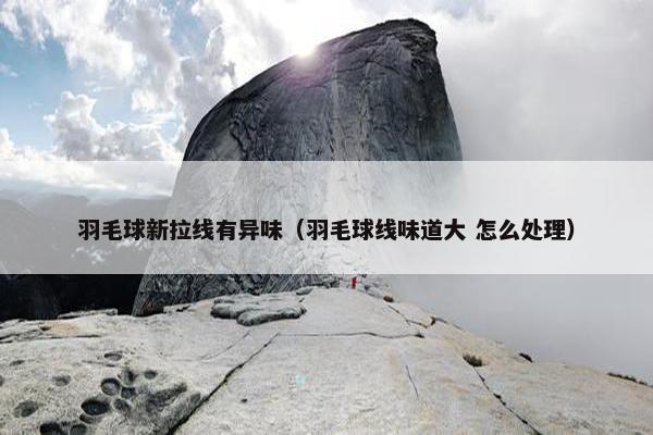 羽毛球新拉线有异味（羽毛球线味道大 怎么处理）
