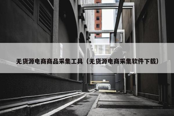 无货源电商商品采集工具（无货源电商采集软件下载）