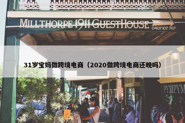 31岁宝妈做跨境电商（2020做跨境电商还晚吗）