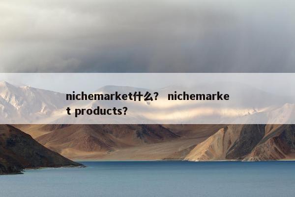 nichemarket什么？ nichemarket products？