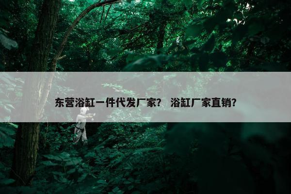 东营浴缸一件代发厂家？ 浴缸厂家直销？