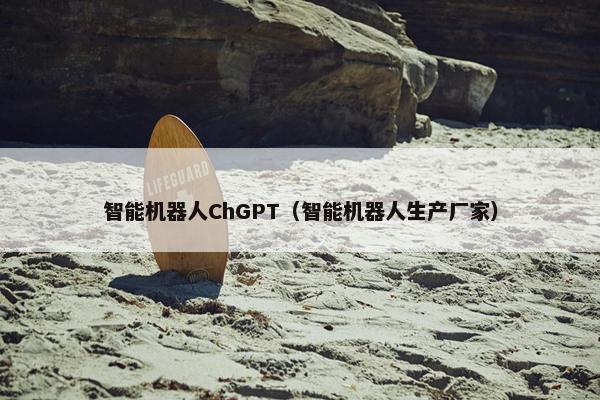 智能机器人ChGPT（智能机器人生产厂家）