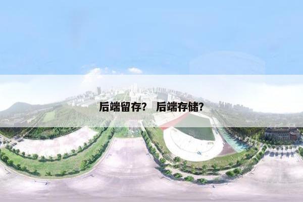 后端留存？ 后端存储？