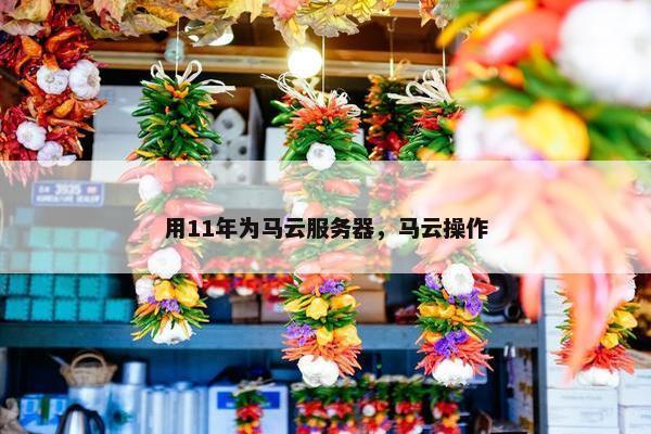 用11年为马云服务器，马云操作