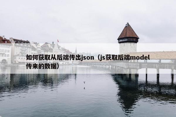 如何获取从后端传出json（js获取后端model传来的数据）